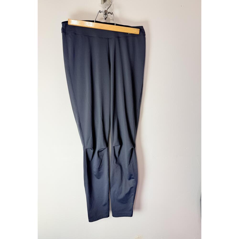 Paradox Womens Navy Blue High Waisted Grey Leggings Medium